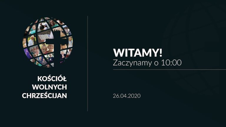 Nabożeństwo KWCH 26.04.2020